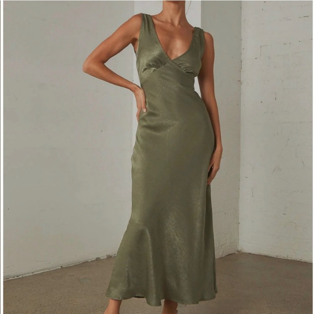 Olive / sage Peppermayo dress